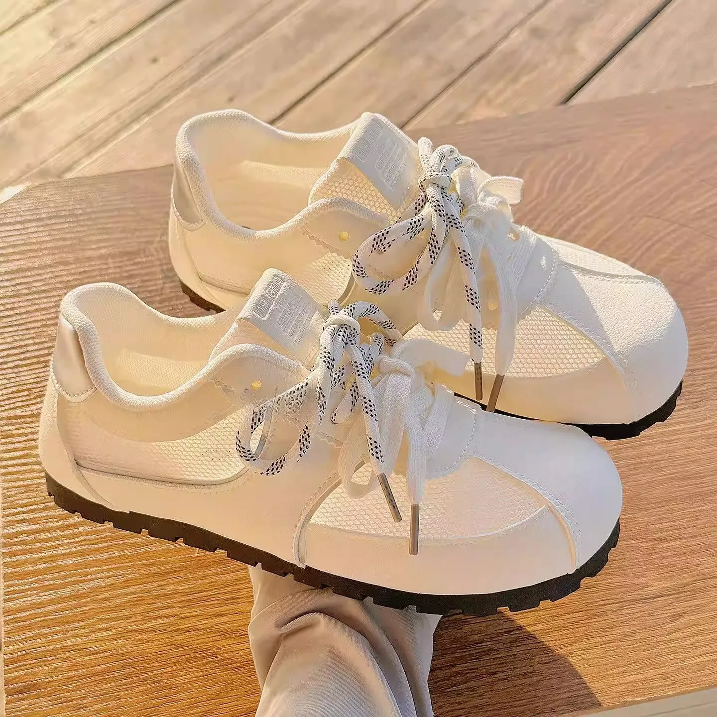 

Women's Summer Breathable Canvas Shoes Soft Bottom Thin Design Lightweight Casual Deoxynucleotide Sneakers Korean Style Flat ...