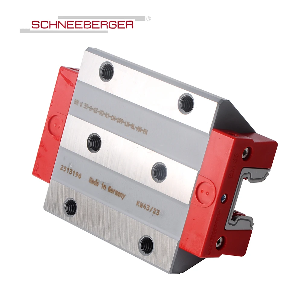 

High Quality 100% Original Germany SCHNEEBERGER BM W 30-B-G3-V1 BM W 35-B-G3-V1 NRT38144 BM W25-A G3 V1 Roller Slider Block CNC