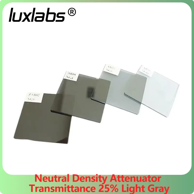 Neutral Density Attenuator Transmittance 25% Light Gray Attenuator Circular Square ND Sheet Optical Instruments