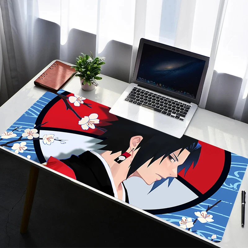 

Mouse Pad PC Naruto Sasuke Non Slip Rubber Mousepad Laptop Gamer Cabinet HD Keyboard Pad Office Computer Gaming Desk Mouse Mat