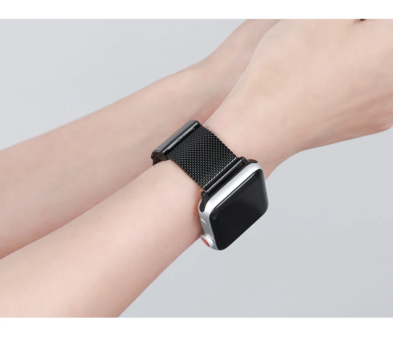 Luxuriöses Edelstahlarmband für Apple Watch Band 44 mm 40 mm 42 mm 38 mm Metall-Ersatzarmband für iWatch 8 7 6 5 SE 4 3 – Detail 5