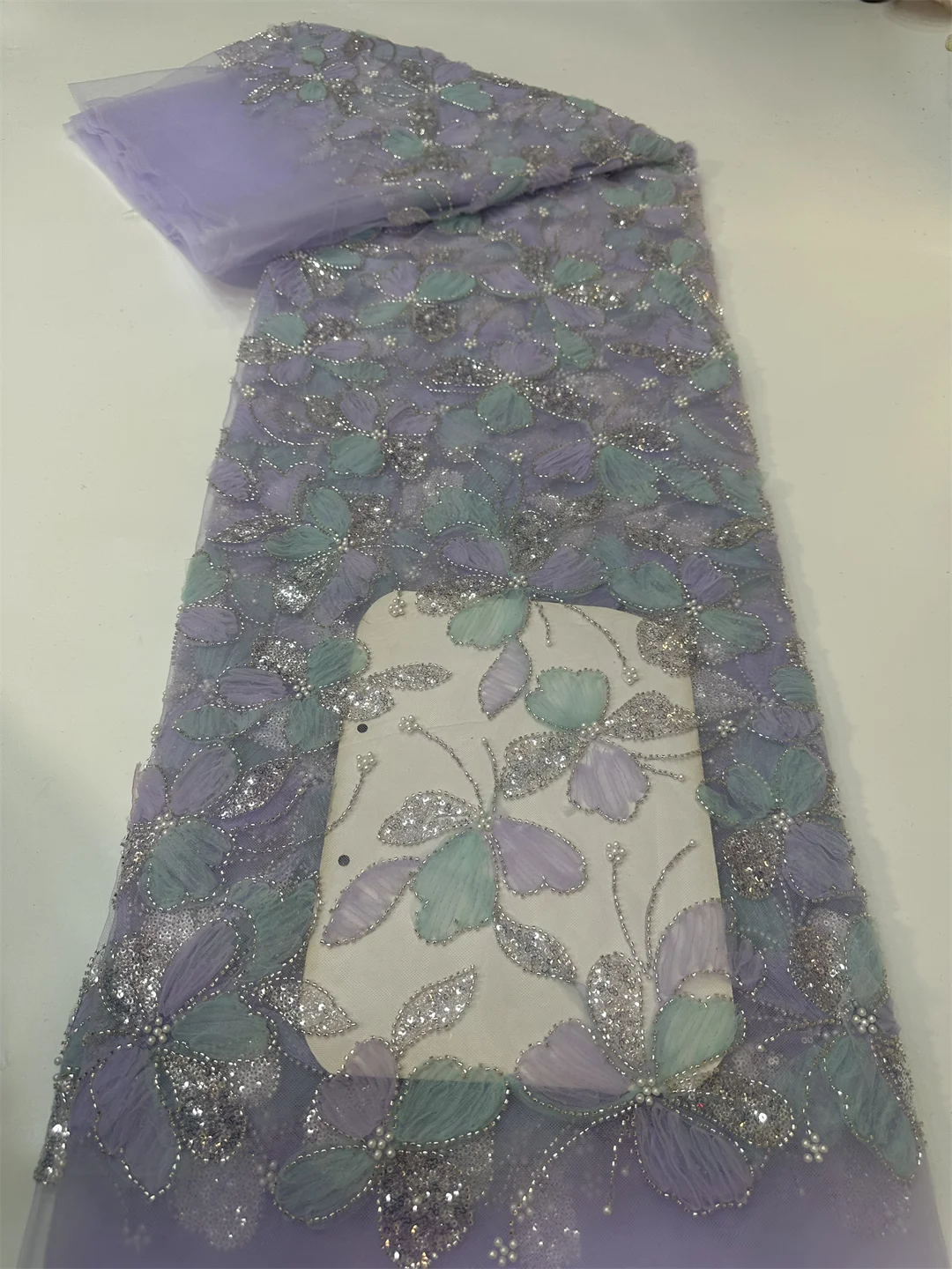 Лидер продаж, африканская кружевная ткань с бисером, французская свадебная кружевная ткань с блестками, мода 2025, нигерийский тюль, кружевная ткань, вечернее платье, шитье