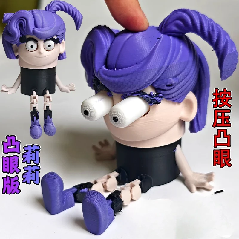 New Poppy Playtime Chapter 5 Lily Press Version 3D Printed Figure 1006 Prototype Stress Relief Toy for Boys Collectible