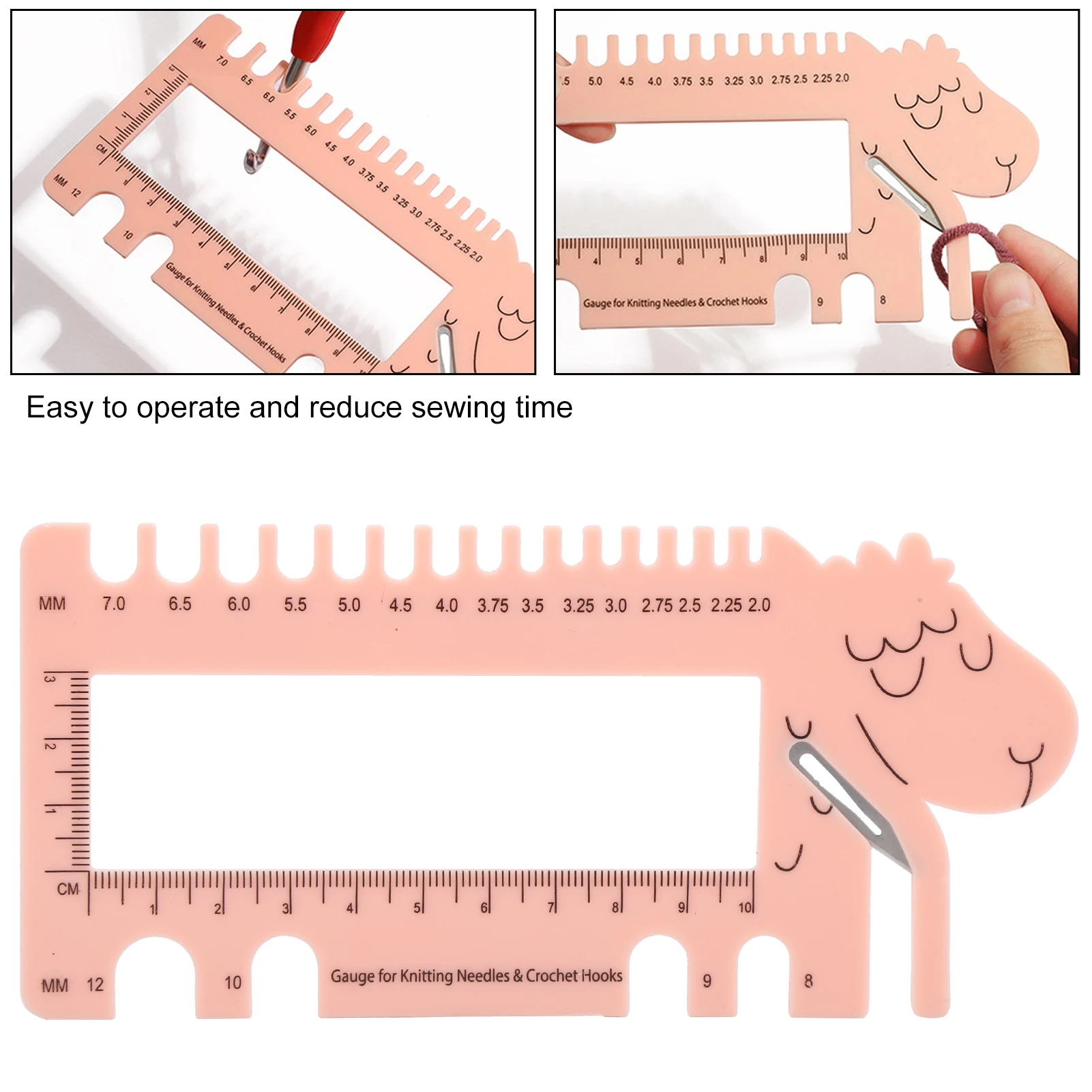 Ruler Plastic Sheep Shape Croc - огляд і ціна Sewing Gauge Ruler