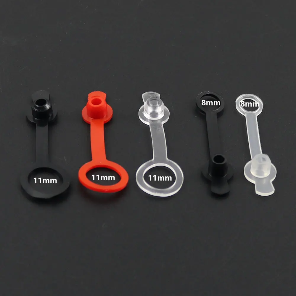 5/10 pcs DC power socket waterproof cap 5.5x2.1mm 5.5x2.5mm DC022 DC022B DC099 DC025m 8mm 11mm - Image 2