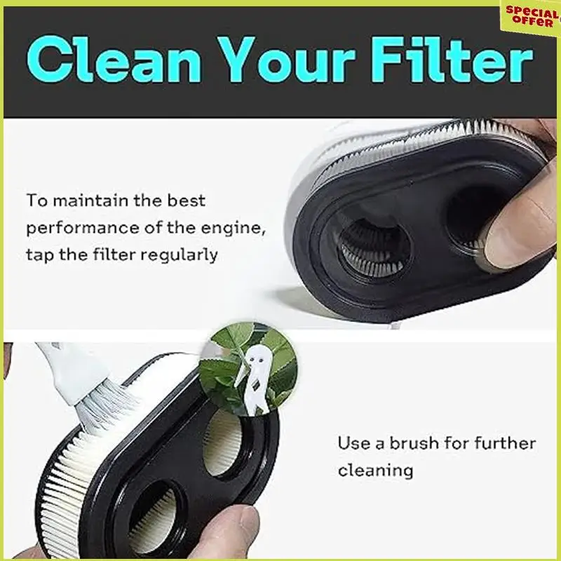 

A34R 4Pcs 593260 Air Cleaner Filter Air Filter For Briggs And Stratton 550Ex 675Exi 725Exi Series, 798452 Air Cleaner Filter