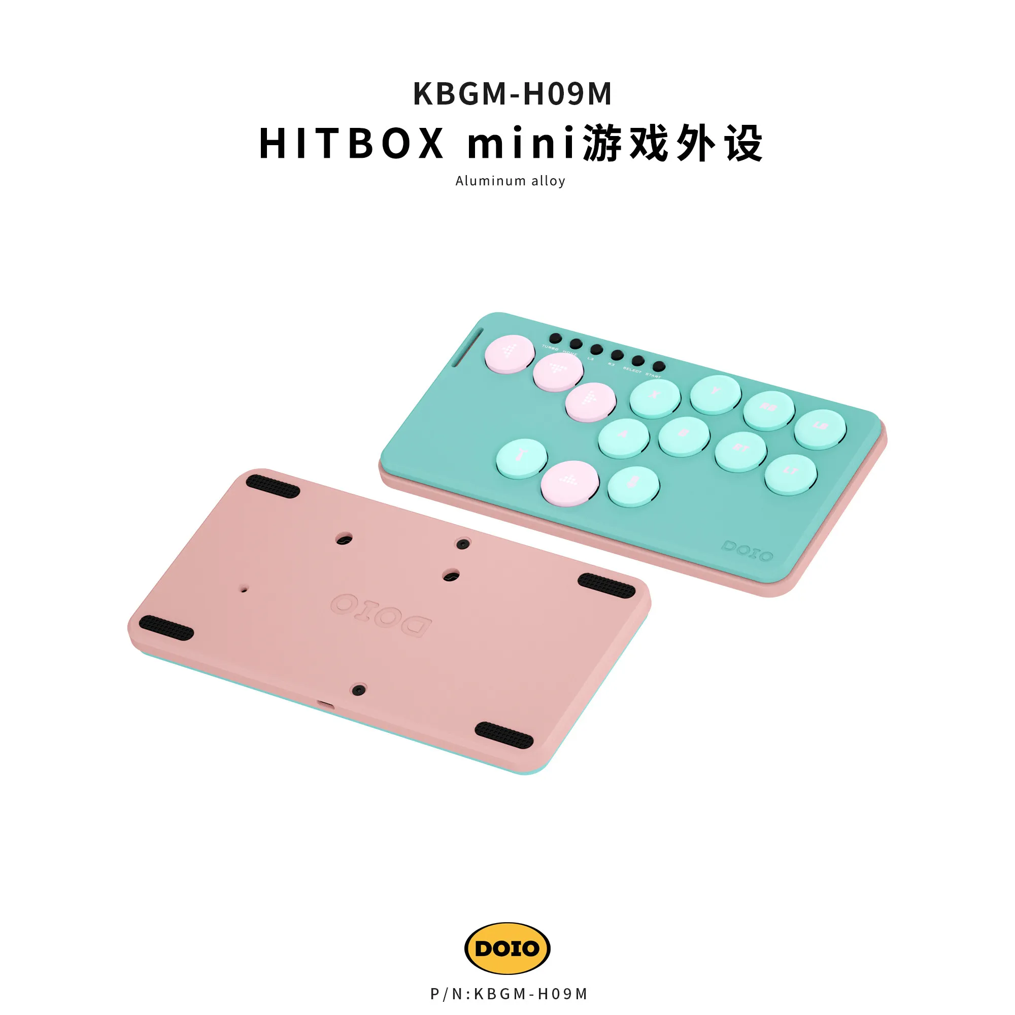 DOIO HITBOX KBGM-H09M Aluminum Alloy Mechanical Keyboard Wired