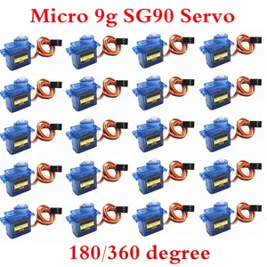 2/5/10/20 buah SG90 Motor Servo Mikro 9g 180 360 Derajat Kit SG90 tanpa Perlengkapan logam Pesawat Mainan Mobil RC Pro Arduino UNO DIY 6 servo mobil rc penjualan terbaik - №