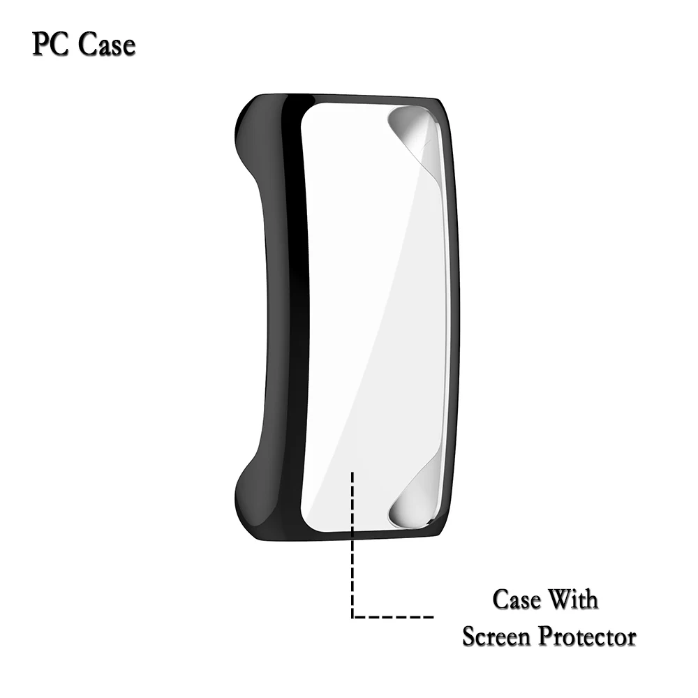 Screen Frame Shell Cover For Fitbit inspire 2 Smart Watch Protector Shell Full PC Plating Protective Case For Fitbit inspire 2