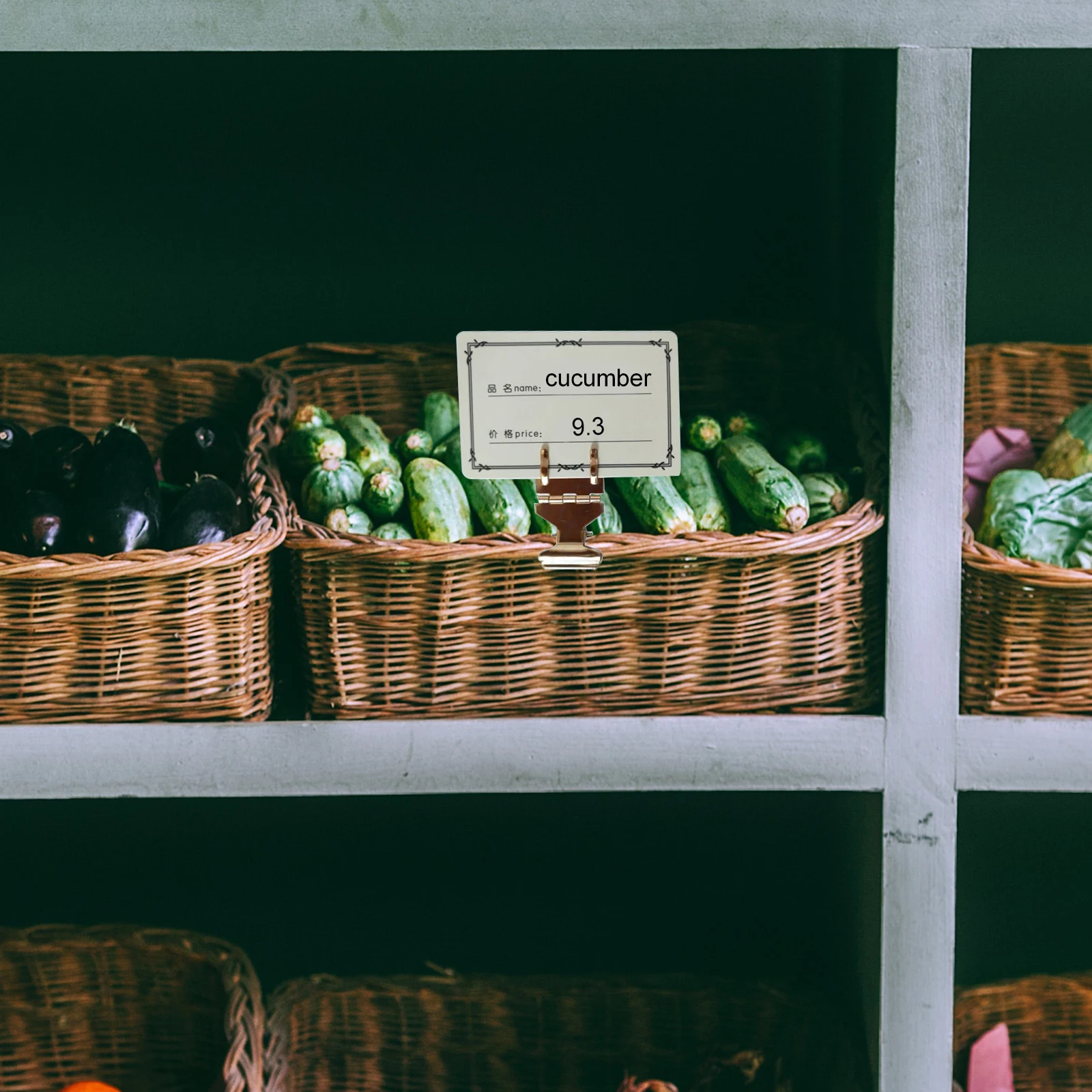 Price Tag Clip Clips for Supermarket Label Advertising Display Clamp Holder