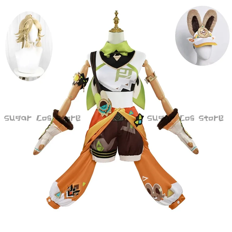 

Influence Cardina cosplay clothing, combat uniform, hair accessory. Suitable for Halloween and Christmas parties.