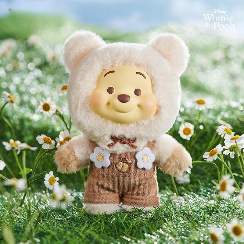 سلسلة Disney Winnie The Pooh Blind Box: دمية كاندي بير من القطيفة من الفينيل - لعبة مثالية للأطفال، زخرفة ومفاجأة عيد الميلاد
