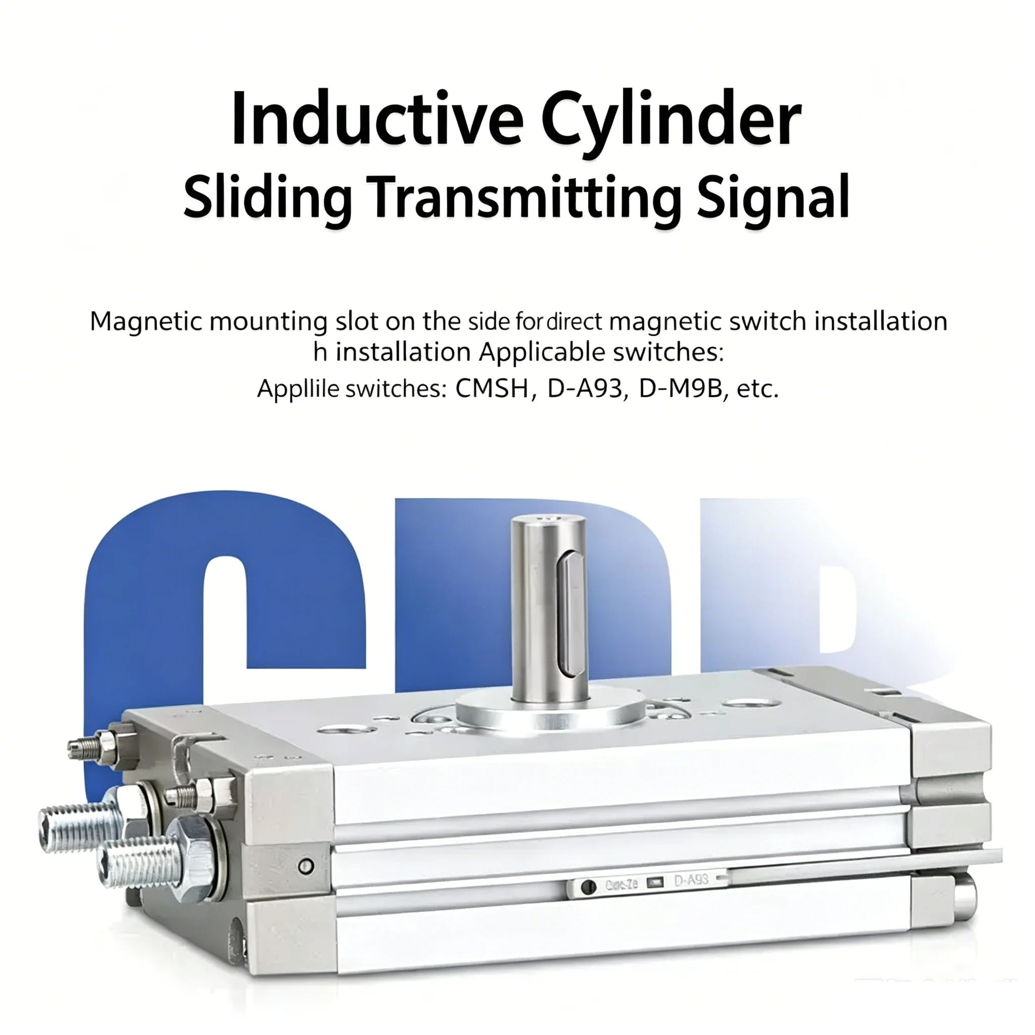 CDRQ2BS Thin Rotary Oscillating Cylinder Rotates 90 Degrees and 180 Degrees CDRQ2BS10-90  CDRQ2BS10-180