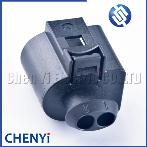 Imagen 2 del producto Conector de bomba de fluido limpiaparabrisas automático de 2 pines válvula electromagnética enchufe de válvula de refrigeración de aceite 8P 0973722   8P0 973 722 para VW Aodi