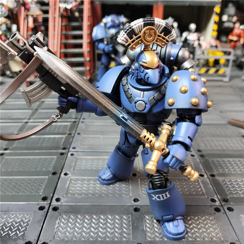 【Op voorraad】JOYTOY Warhammer 40K Ultramarines MK VI Tactical Squad Model Toy Collection Ornamenten 1/18 Action Figure