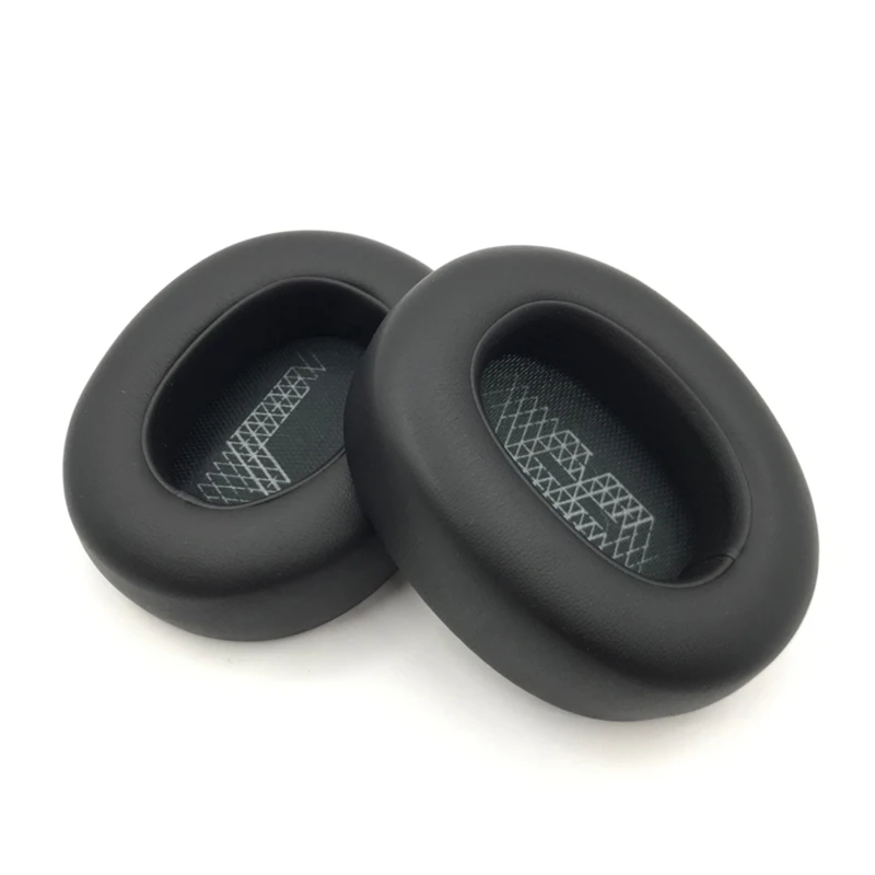 Coussinets d'oreille en cuir de remplacement, pour JBL E65BTNC Duet NC LIVE650 650BTNC, couvre-casque en mousse à mémoire de forme