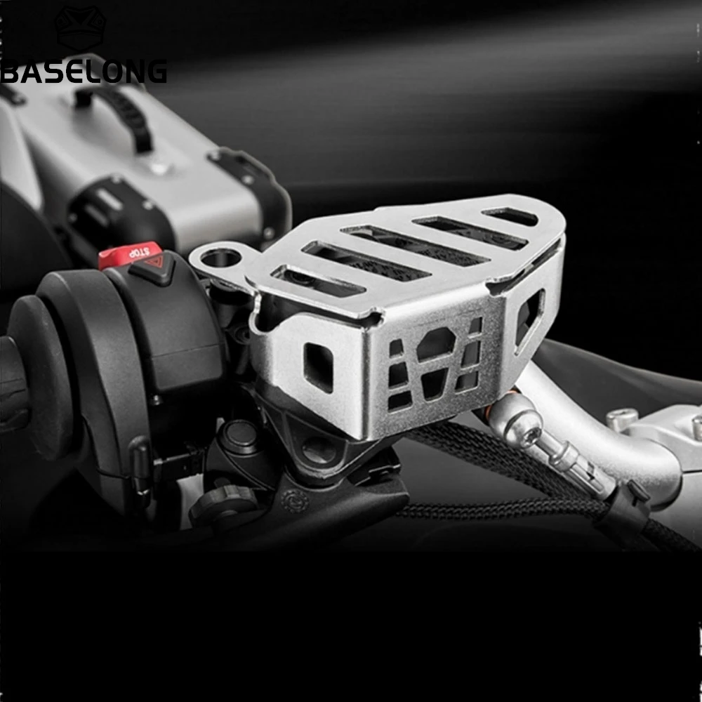 Para CFMOTO 2021 2022 2023 CF MOTO 800MT 800 MT 800 IBEX800 450MT 2024 2025 2026 cubierta protectora de depósito de líquido de frenos delantero