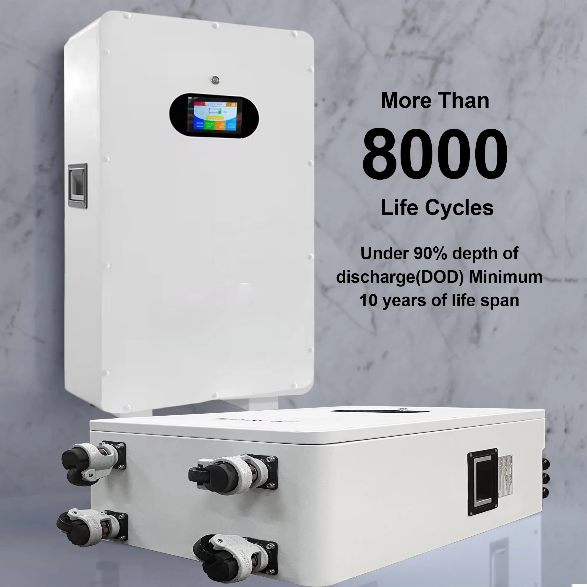 

New Energy Solar Energy Storage System Lithium Ion Battery 51.2V Lifepo4 Battery 200Ah 300Ah 10Kwh 16Kwh Home Solar Battery