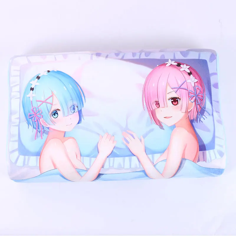 

Re:Life In A Different World From Zero Anime Pillow Sleeping Rebound Neck Pillows Headrest Orthopedic Pillow Rem Waifu Cushion