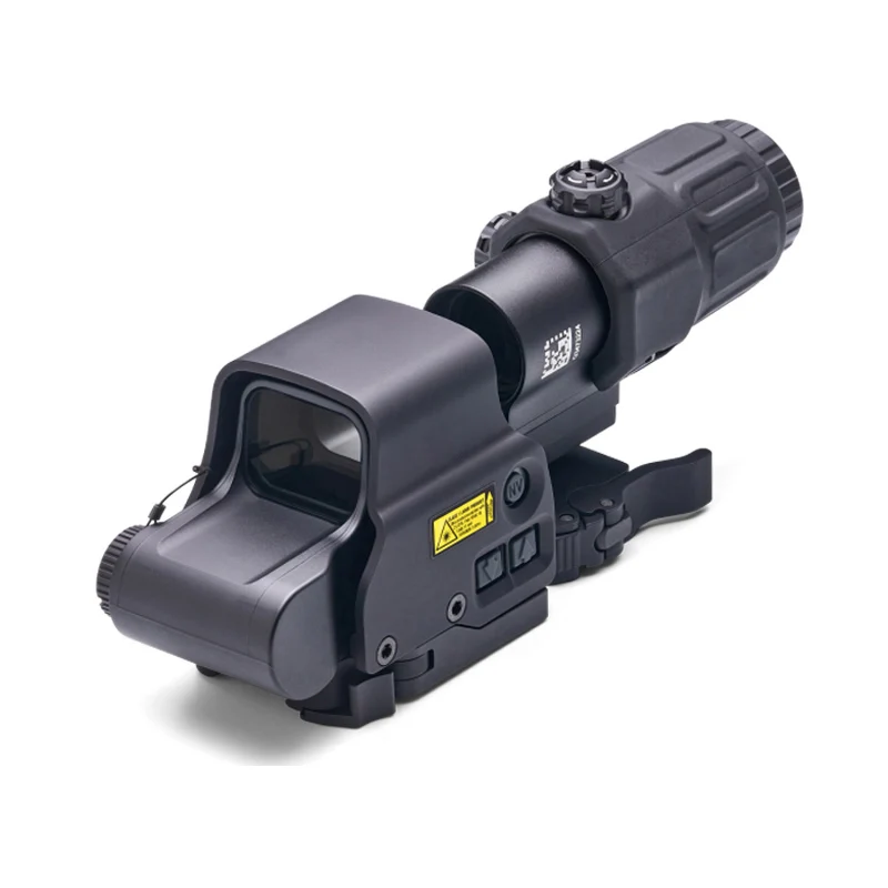 Tactical HHS I & II 558 Red Green Dot Holographic Sight, G33 3x Magnifier Combo, Hunting Rifle Optics with Switch to Side Mount