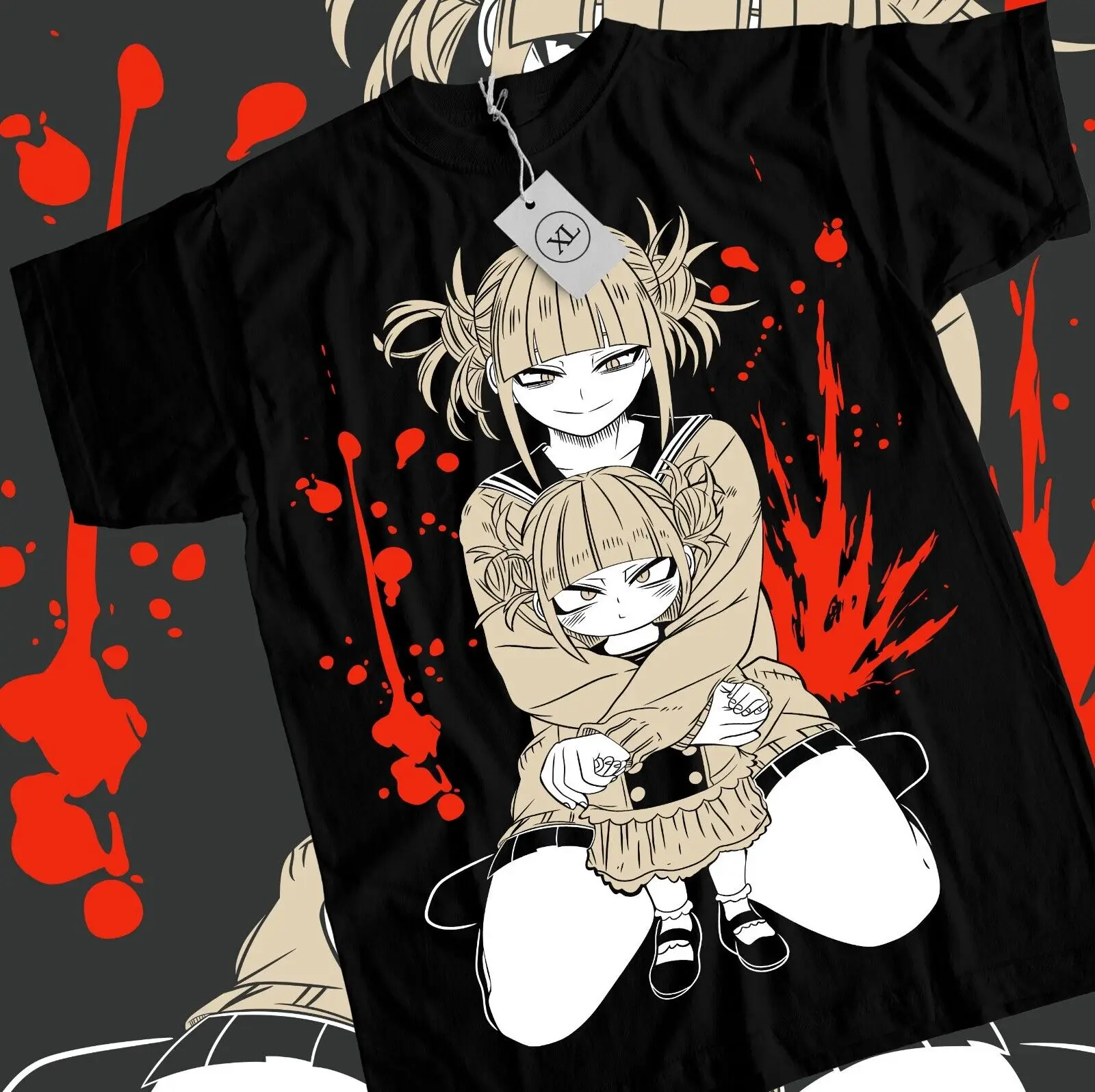 Himiko Toga T-Shirt Izuku Midoriya Boku Hero Girl Kawaii Shirt All Size