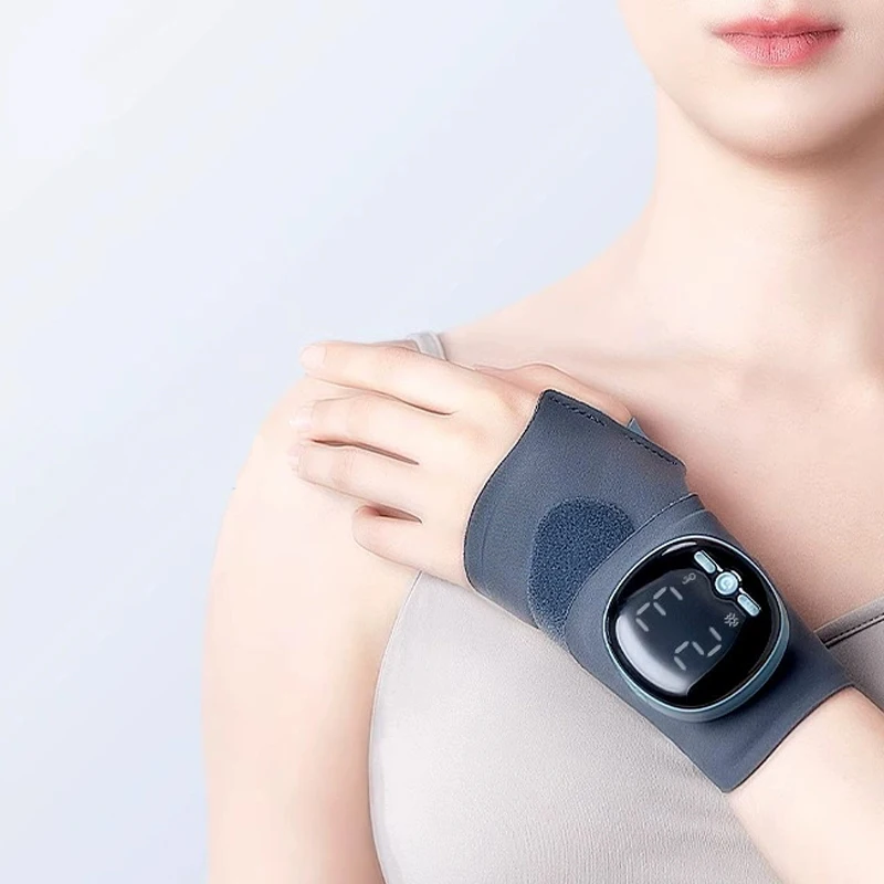 

Electric Wrist Support Brace with Vibration Massage and Heat Perfect for Athletes and Office Recovery Needs