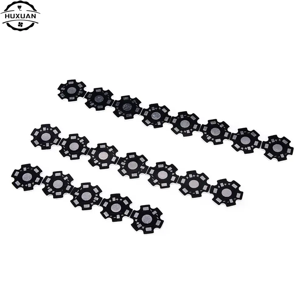 20pcs/lot 1W 3W 5W Heat Sink LED Aluminum Base Plate PCB Board Substrate 20mm Star Kit DIY Cooling Heat sink Wholesale