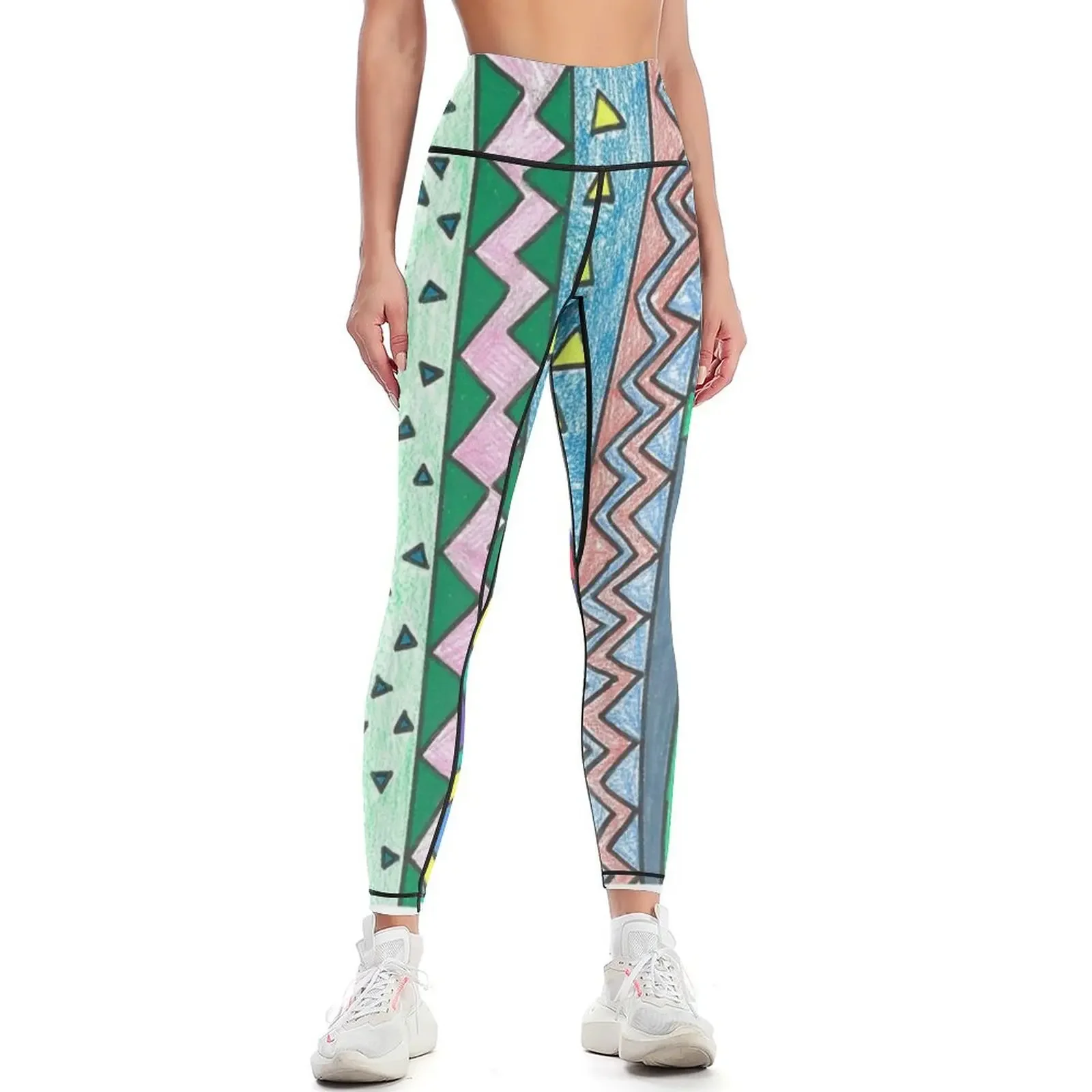 

Funky Pattern Leggings flared Leginsy push up Fitness woman sporty woman push up Womens Leggings