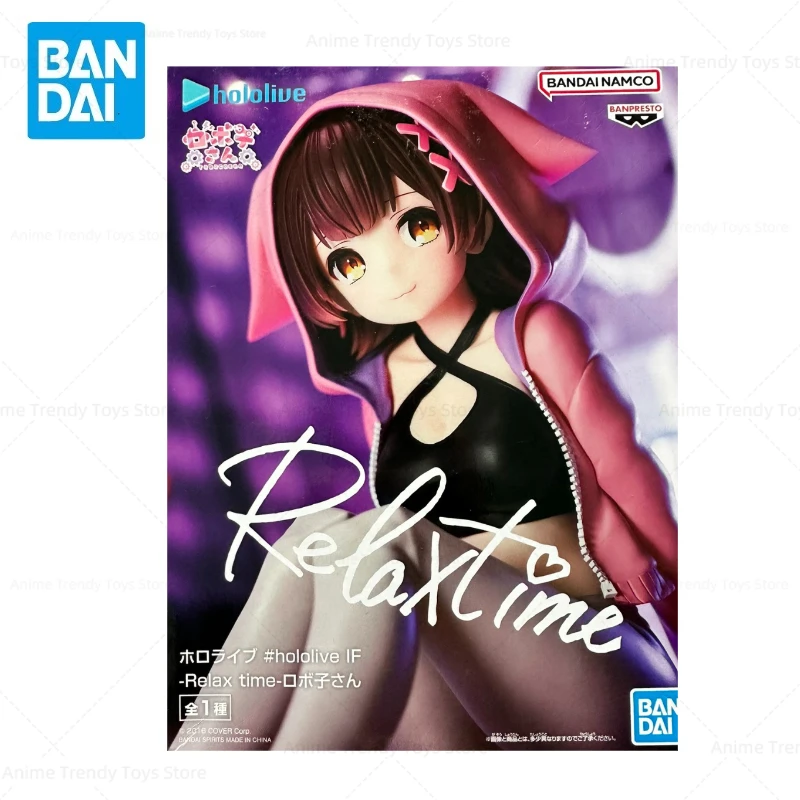 Tersedia Bandai Anime Virtual Anchor Roboco Relax Time Series Karakter Adegan Ornamen Tangan Model Mainan Hadiah Koleksi WY