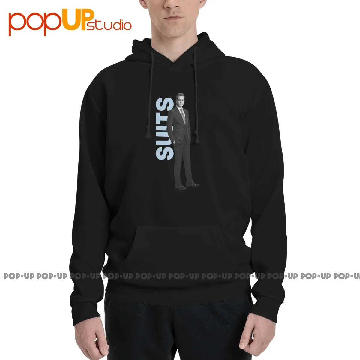 

Harvey Specter Suit Standing Hoodie Sweatshirts Hoodies Cool Style Hipster Best Quality