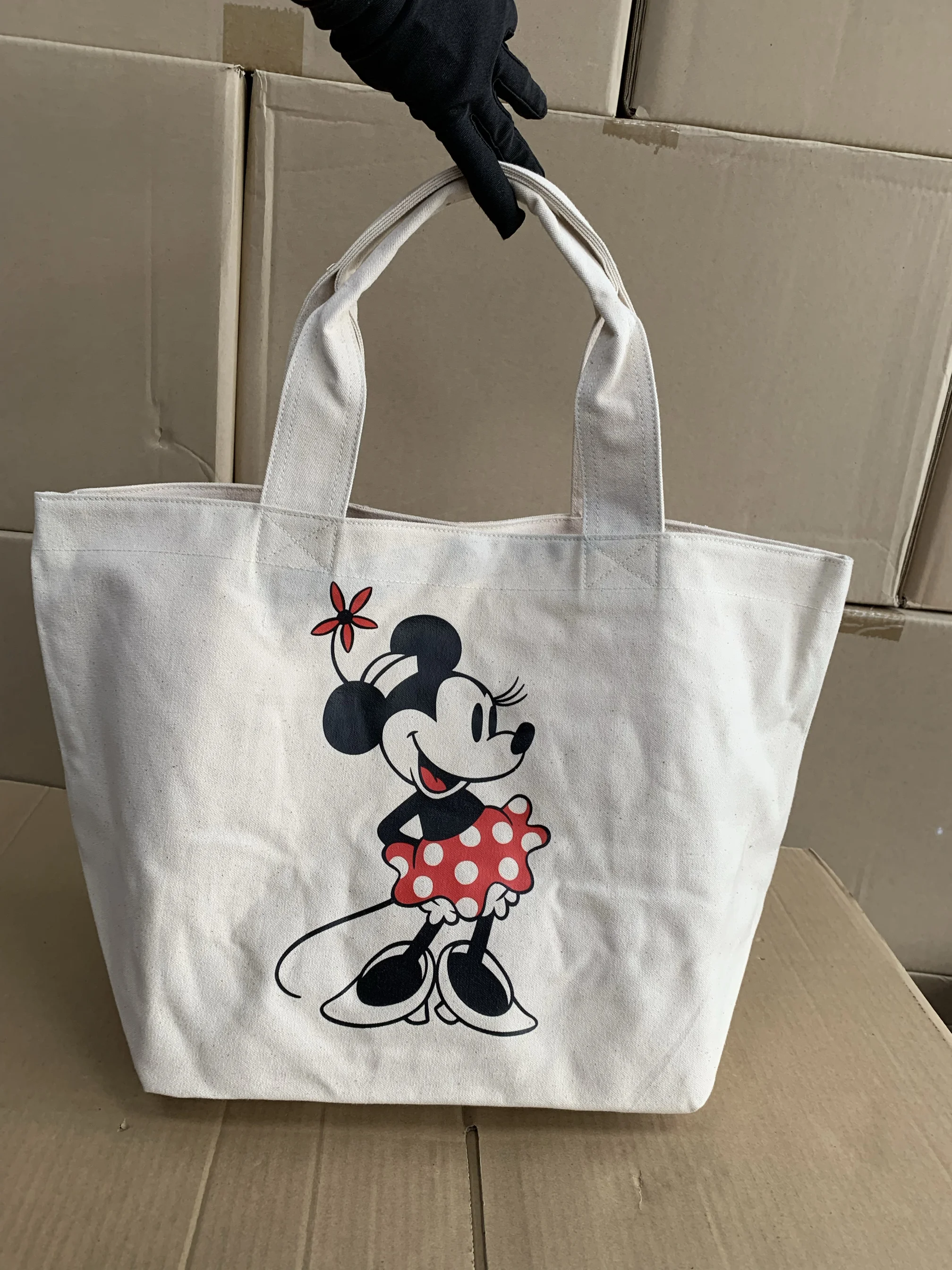 Disney Purses and Handbags for Women Large Capacity Cute Mickey Mouse Shoulder Bags Minnie Kawaii Shopping Bags Fashionable Case