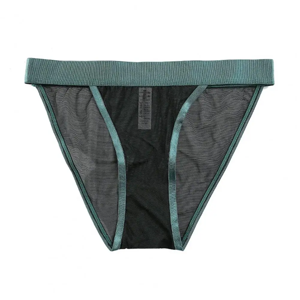 Sexy Underwear Women’s Sexy Low-rise Mesh Yarn Underwear Lightweight Solid Color Panties Simple See-through Hollow Women Mesh