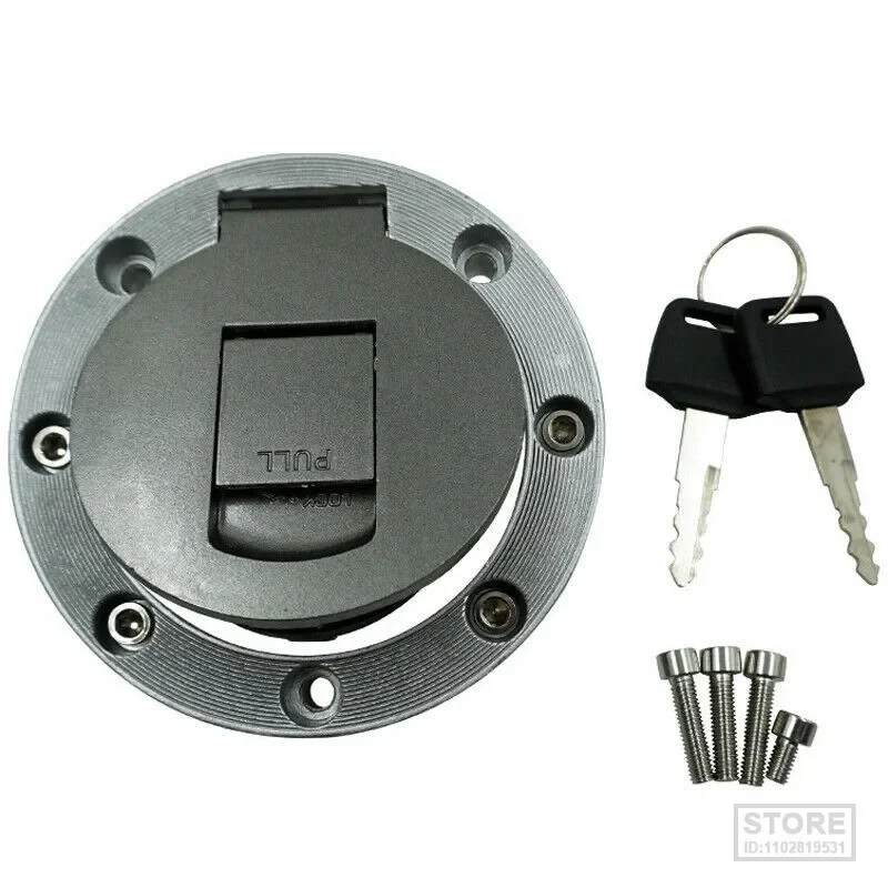 

1set Modified Universal Motorcycle Fuel Tank Cap Gas Oil Cover Petrol Lock With 2 Keys