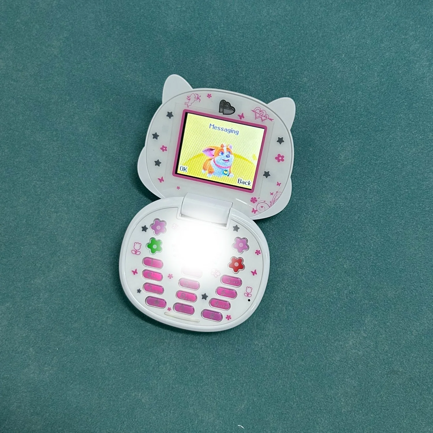 Cute Mini Koki Mobile Phone Flip Cartoon Kids Children Dual Sim 2G GSM Keyboard Botton MP3 Player Unlocked New Cellphone