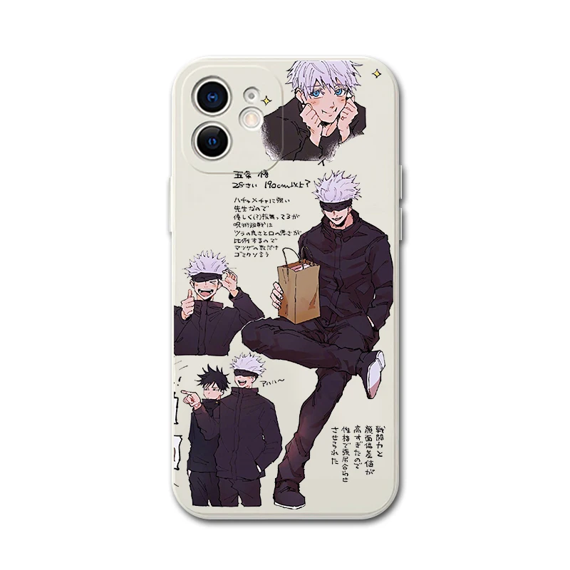 Jujutsu Kaisen Case for Samsung Galaxy A13 A23 A33 A53 5G A73 A12 A22 A32 A52 A52S A04 A24 A15 A50 A70 A31 A51 A71 Silicone Capa