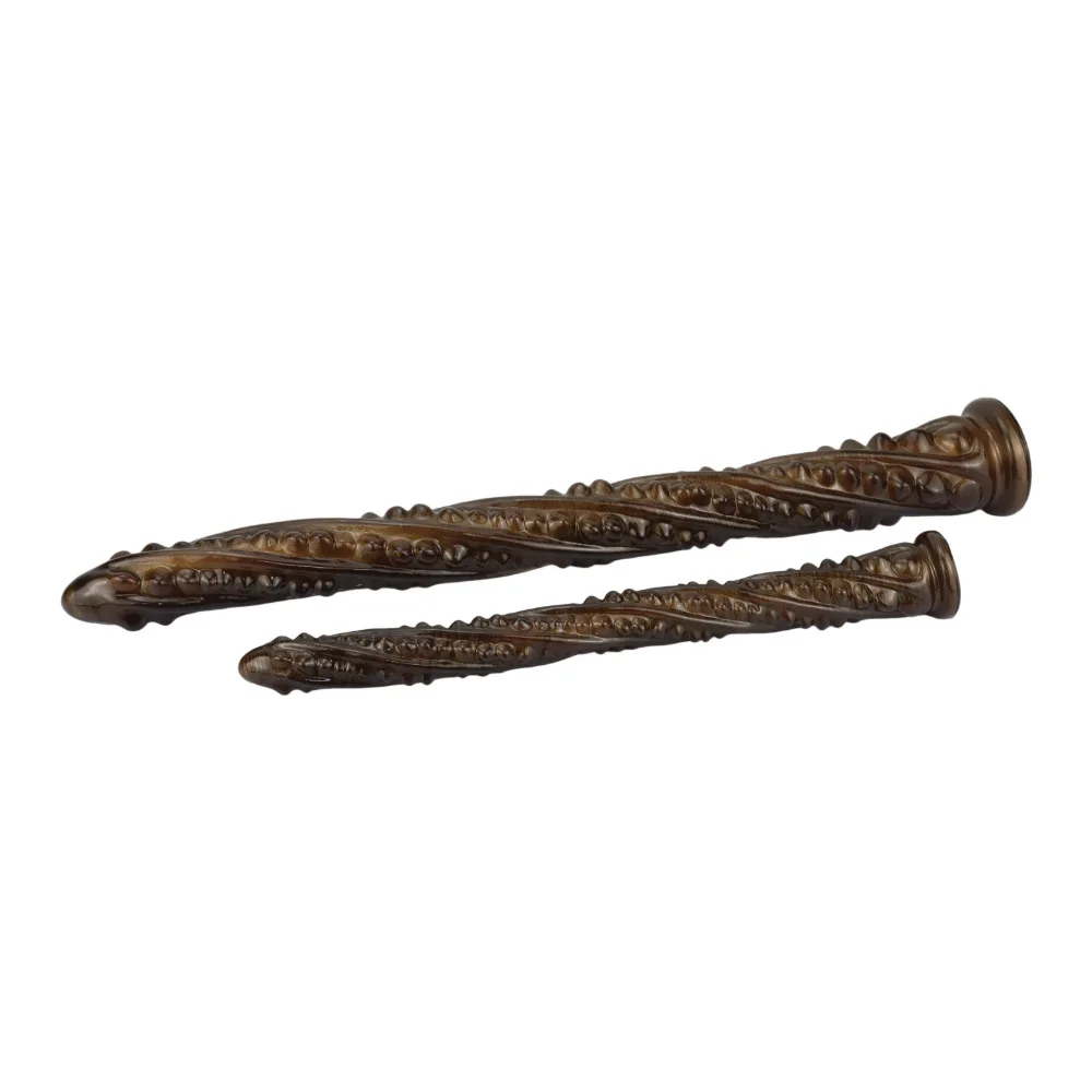 60cm long giant anal plug with oversized thread and large particles, backyard chrysanthemum pull bead penis