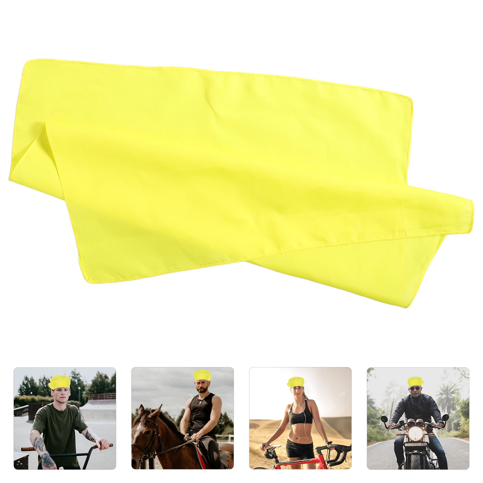 

12pcs Outdoor Headbands For Women Men Small Square Scarf Breathable Quick-Dry Windproof Comfortable Neck Scarf Cycling Hiking