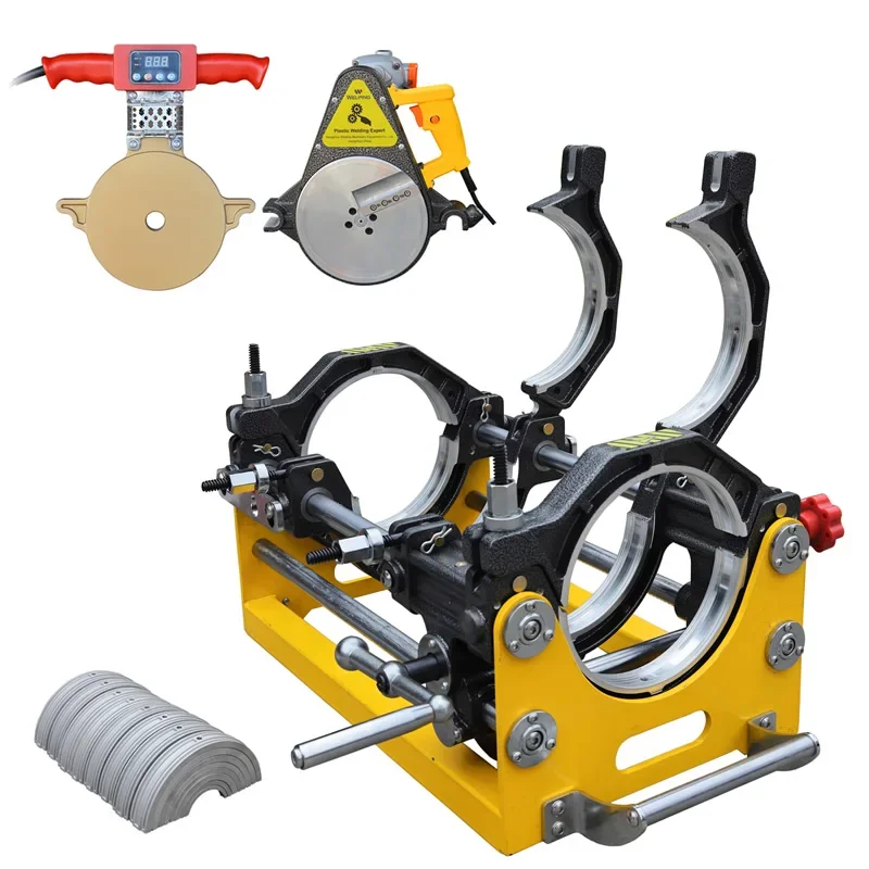 

NEW Welping 4 Clamps Plastic Butt Fusion Welding Machine Hdpe Pipe Manual Butt Weld Fusion Welding Machine WP200C