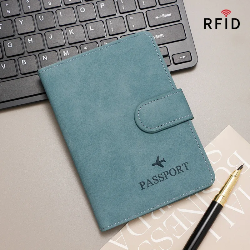 

Держатель для паспорта с защитой от RFID, дорожный кошелек, органайзер для документов, чехол для карт, кошелек для билетов