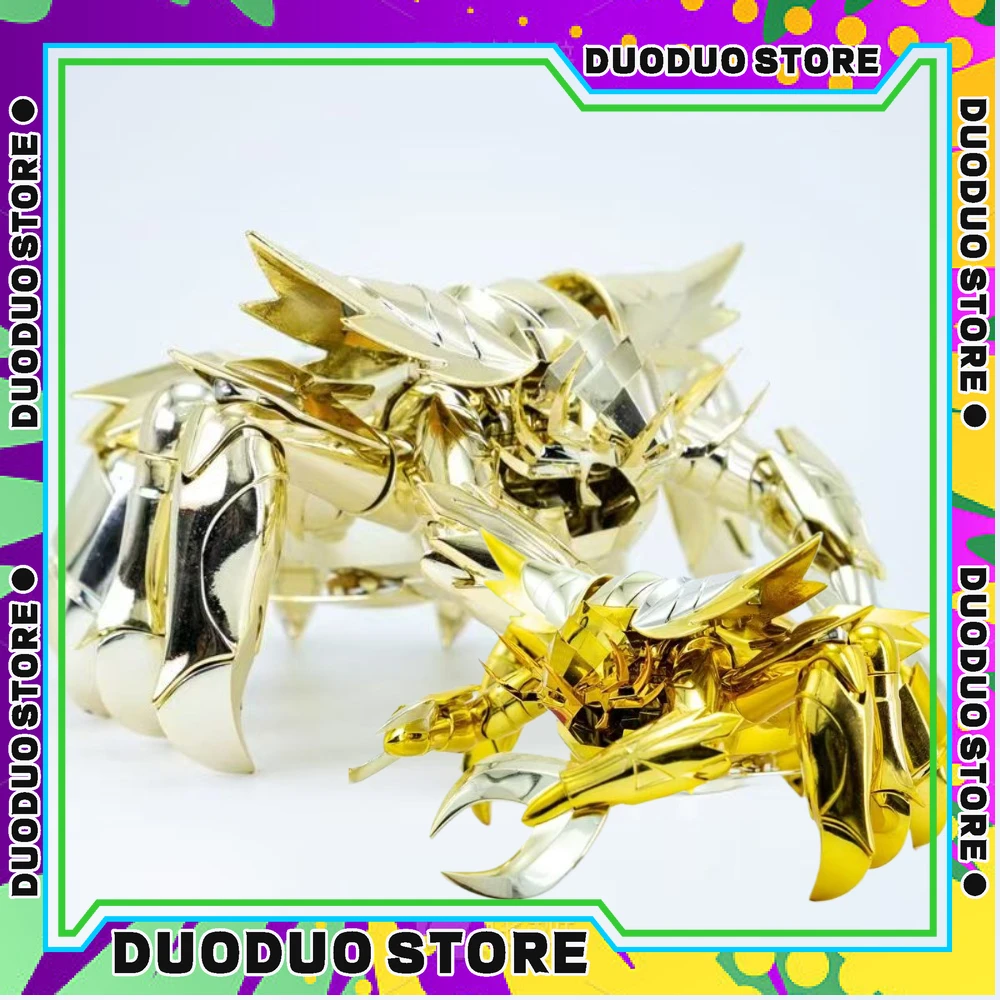 세인트 세이야 미스터리 클로스 EX 암사자 데스마스크 토템/오브젝트 금색 황도십이궁 기사 금속 액션 피규어 컬렉션 장난감