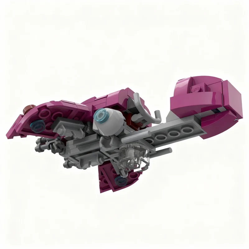 105 elementów MOC Halo Ghost Model Klocki Konstrukcyjne Architektura Zabawka do Składania DIY Kreatywny Pomysł Prezent na Boże Narodzenie Edukacja dla Dzieci Klocki