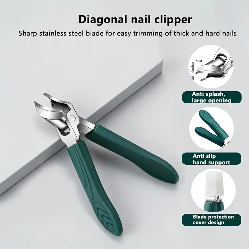 Thick Nail Design Stainless Steel Nail Clipper, Suitable for Adults and Seniors with Thick Hard Nails - Unisex, image 6