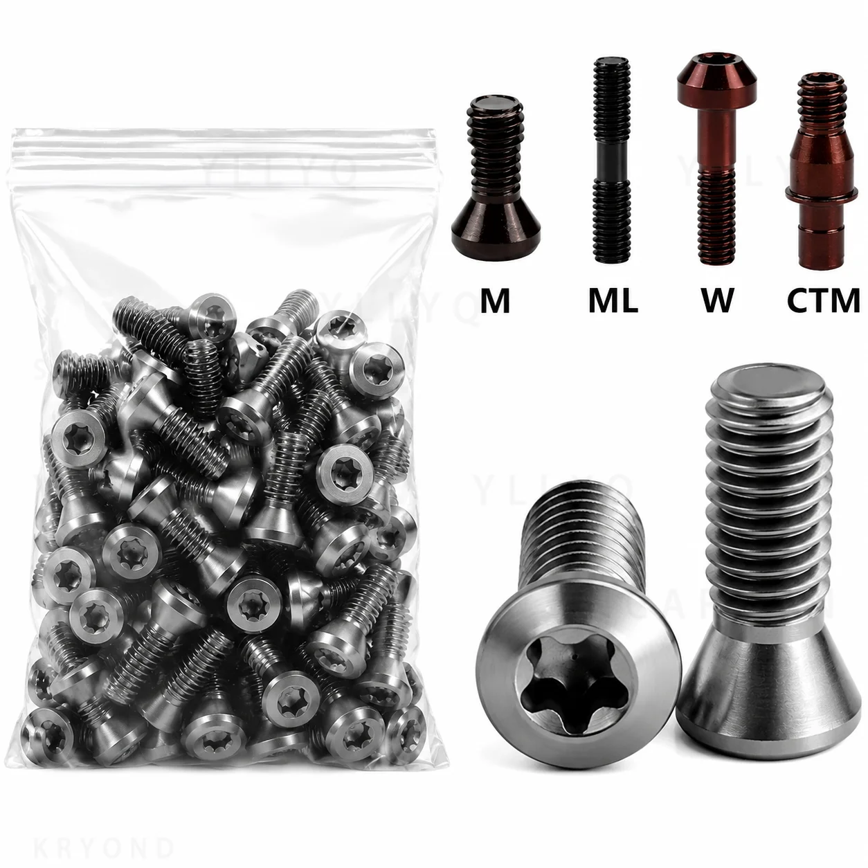 M2 M2.5 M3 M4 M5 CTM513 515 613 617 619 ML620 625 CNC Torx Screw for Carbide Inserts Lathe Tool Holder Replacement