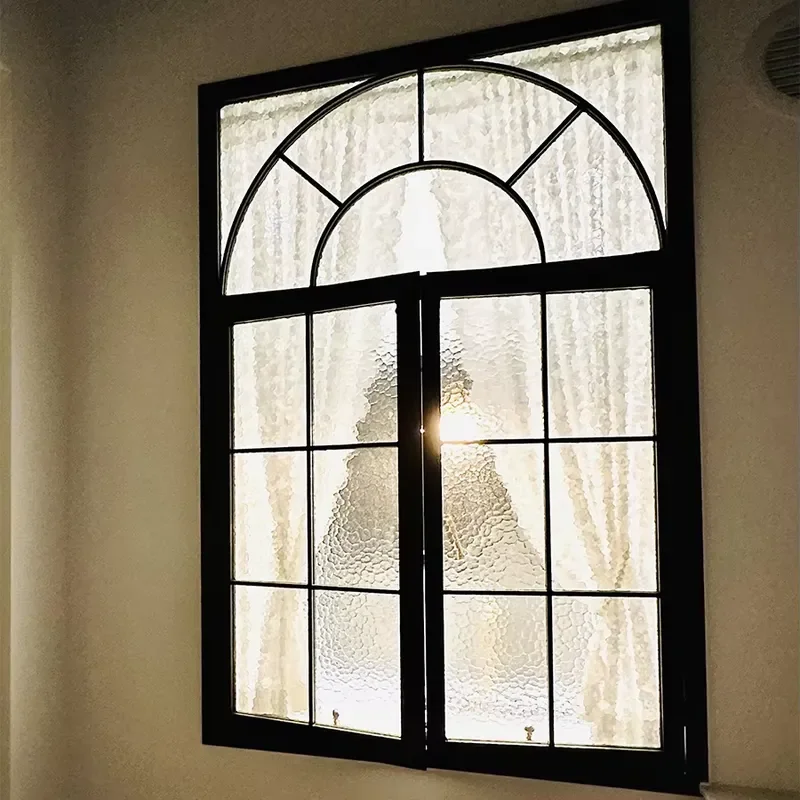 Vintage Style Slimline Slim Frame Window Grill Design Casement Window Thermal Break Aluminum French Windows