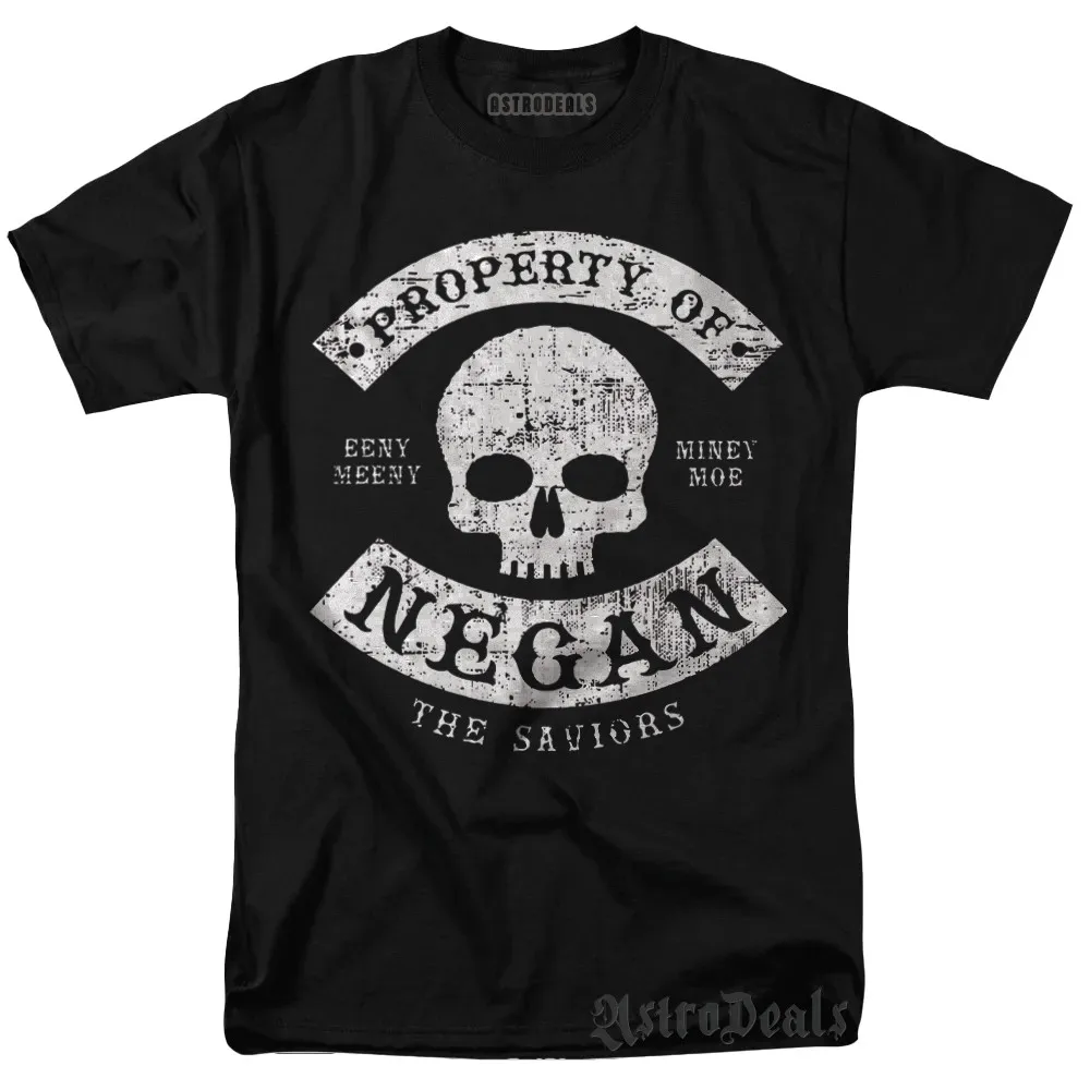 The Walking Dead AMC Negan camiseta Zombie Horror promo diseño gráfico camiseta