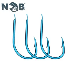 NGB 50PCS High Carbon Steel Carp Fishing Hook Flatted 1-10# Freshwater Circle Barbed Single Hook Feeder Accessories