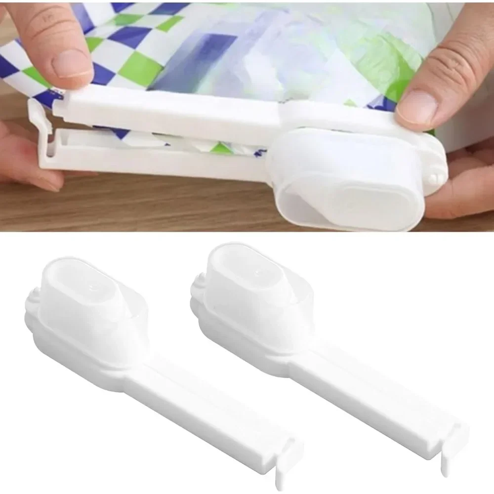 

2PCS Food Preservation Sealing Bag Clamps Milk Powder Snack Clips Sealer Food Kitchen Package Clips Kitchen Food Bag Clips