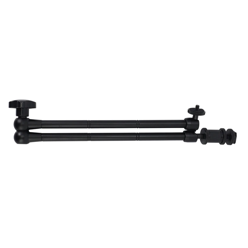 20Inch Adjustable Articulating Friction Magic Arm With Hot Shoe Mount For LED Light DSLR Rig LCD Monitor