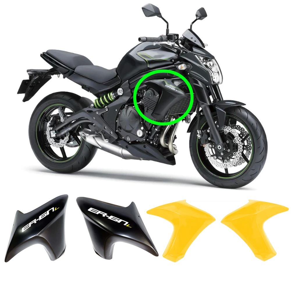 

brand new ABS injection moulding side fairing Kit for Kawasaki ER-6N 2012-2015 black Side panel set er6n 12 13 14 15 Edge board