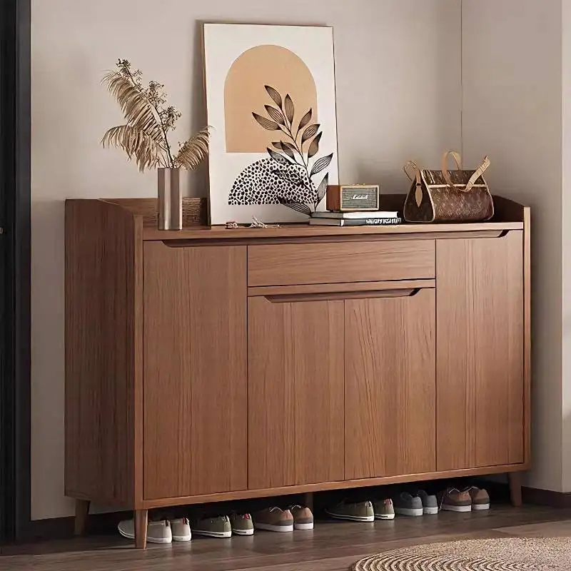 

Durable Design Shoe Cabinet Storage Accessories Apartments Wooden Shoe Rack Storage Corridor Organizador De Zapatos Furniture